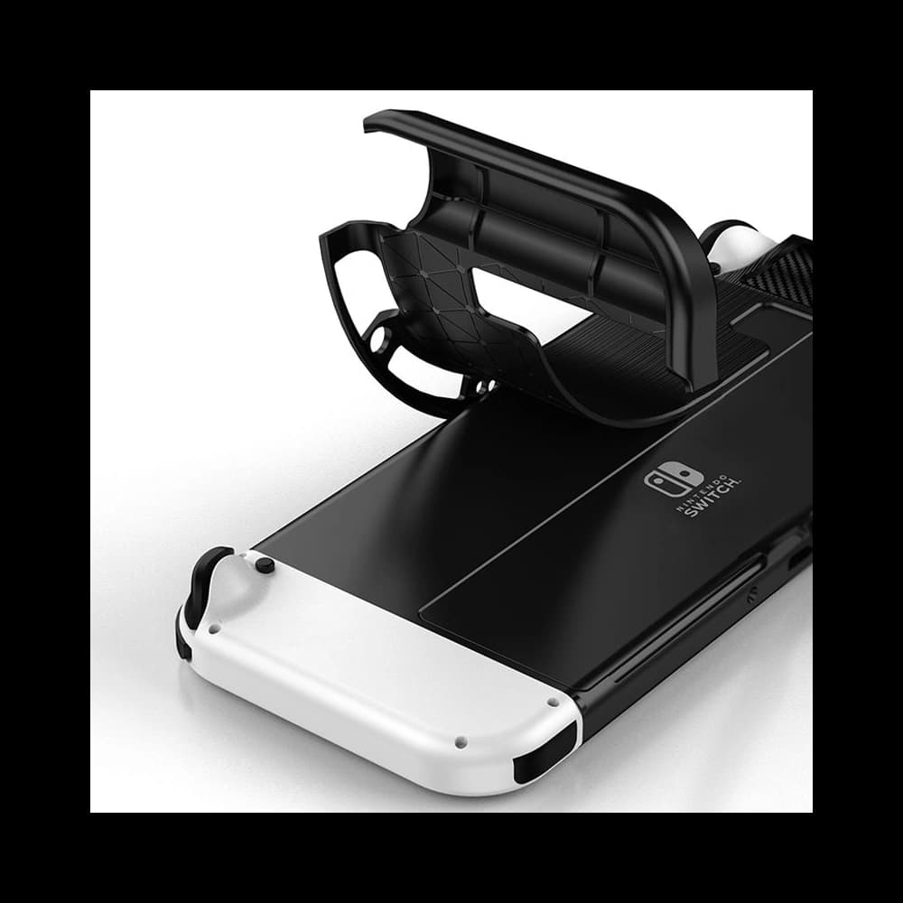 Tech-Protect TPUCarbon Nintendo Switch Oled Black - 2
