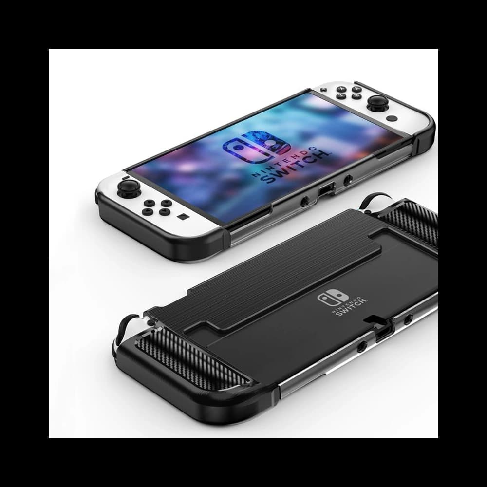 Tech-Protect TPUCarbon Nintendo Switch Oled Black - 4