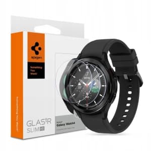 Gehärtetes Glas Spigen GLAS.tR Slim Samsung Galaxy Watch 4 Classic 42mm [3 PACK]