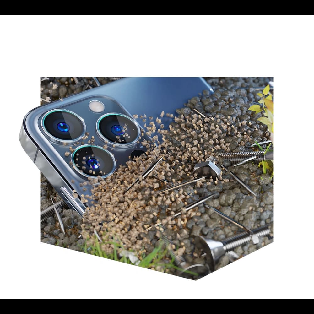 Hybri Glass für die Kameraobjektiv 3MK Lens Protection Pro Apple iPhone 13 Pro/13 Pro Max - 4