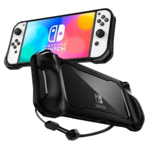 Spigen Rugged Armor Nintendo Switch Oled Matte Black