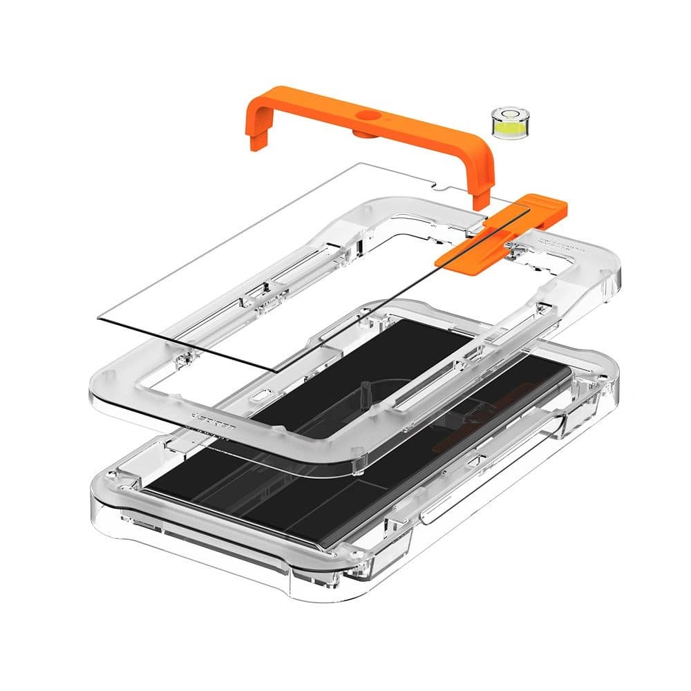 Gehärtetes Glas mit UV-Kleber Spigen Glas.TR Platinum Samsung Galaxy S22 Ultra - 8