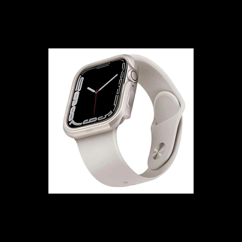 Case UNIQ Valencia Apple Watch 4/5/6/7/SE 44/45mm Starlight - 1