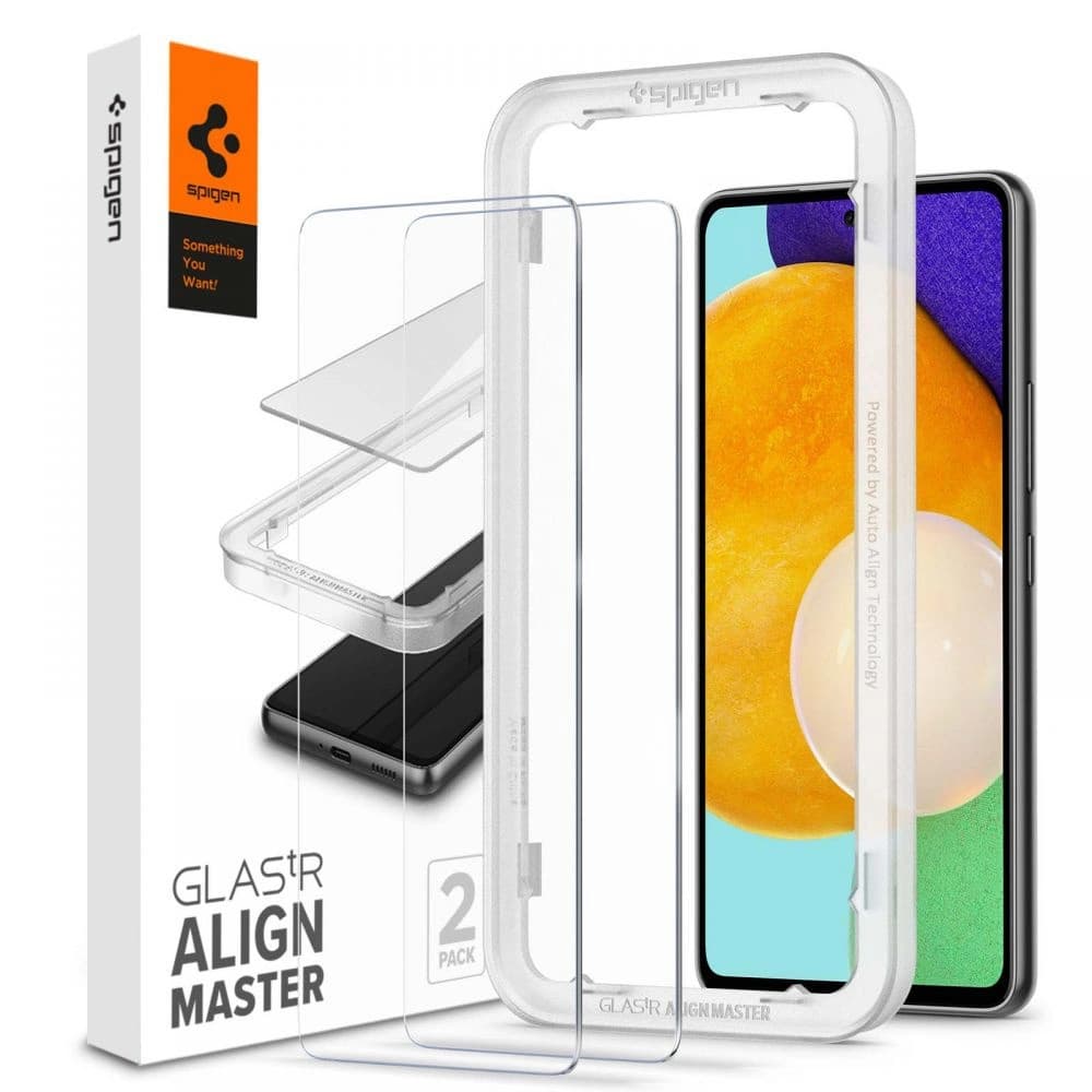 Spigen GLAS.tR Slim AlignMaster Samsung Galaxy A53 5G [2 PACK] - 1