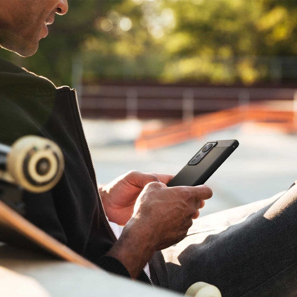 Case Spigen Rugged Armor Xiaomi 12 Pro Matt Schwarz - 8