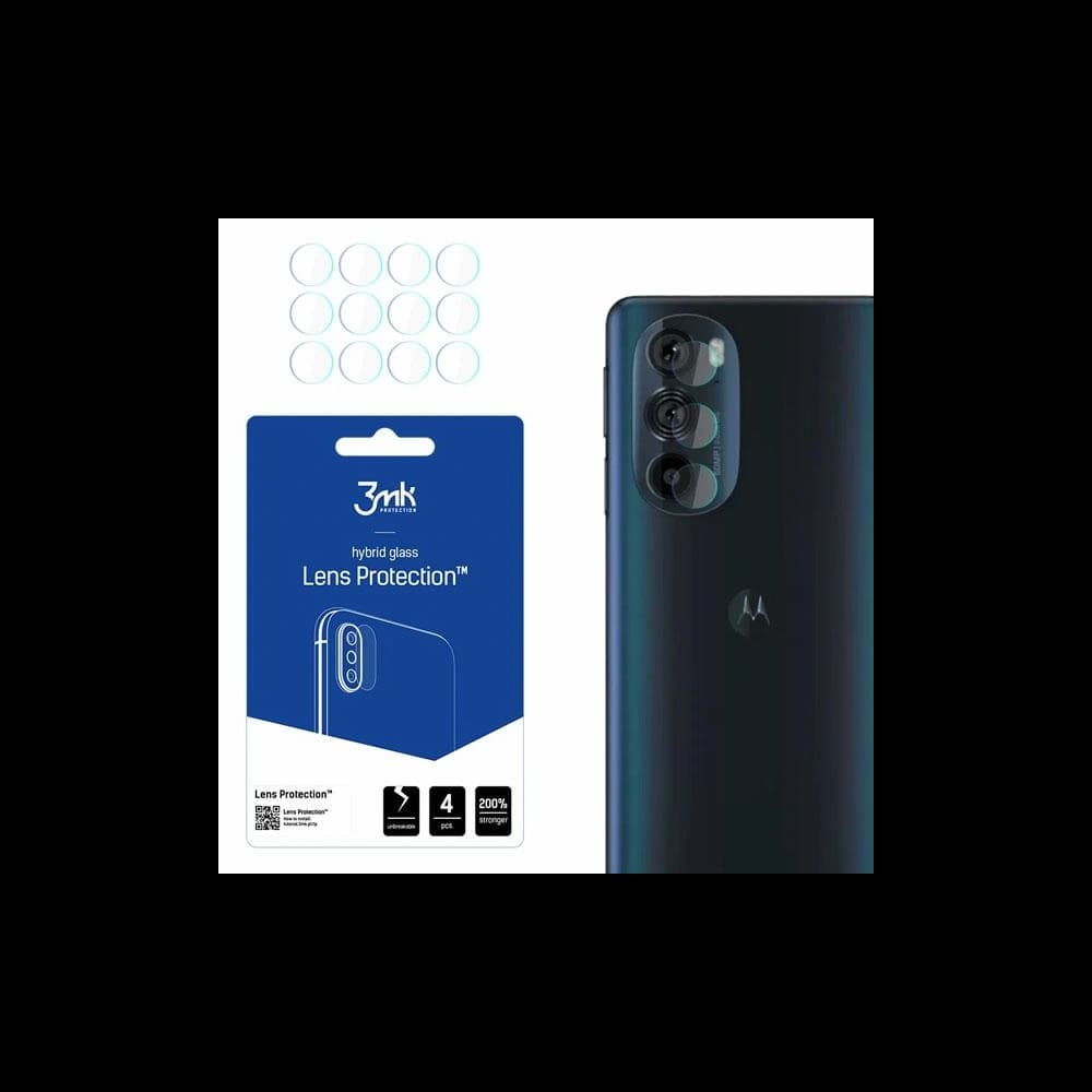 Hybridglas für das Kameraobjektiv 3MK Lens Protection Motorola Edge 30 Pro [4 PACK] - 1