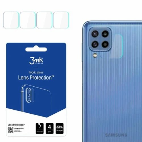 Hybridglas für die Kameraobjektiv 3MK Lens Protection Samsung Galaxy M23 [4 PACK]