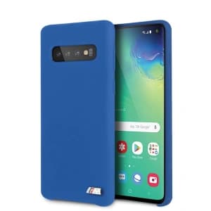 Case BMW BMHCS10MSILNA Samsung Galaxy S10 blau/navy Silikon M Kollektion