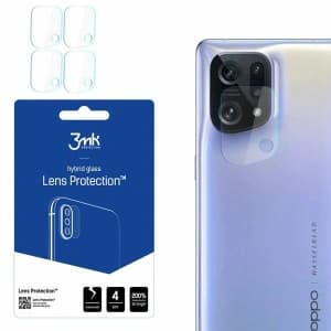 Hybriertes Glas für Kameraobjektiv 3MK Lens Protection Oppo Find X5 [4 PACK]