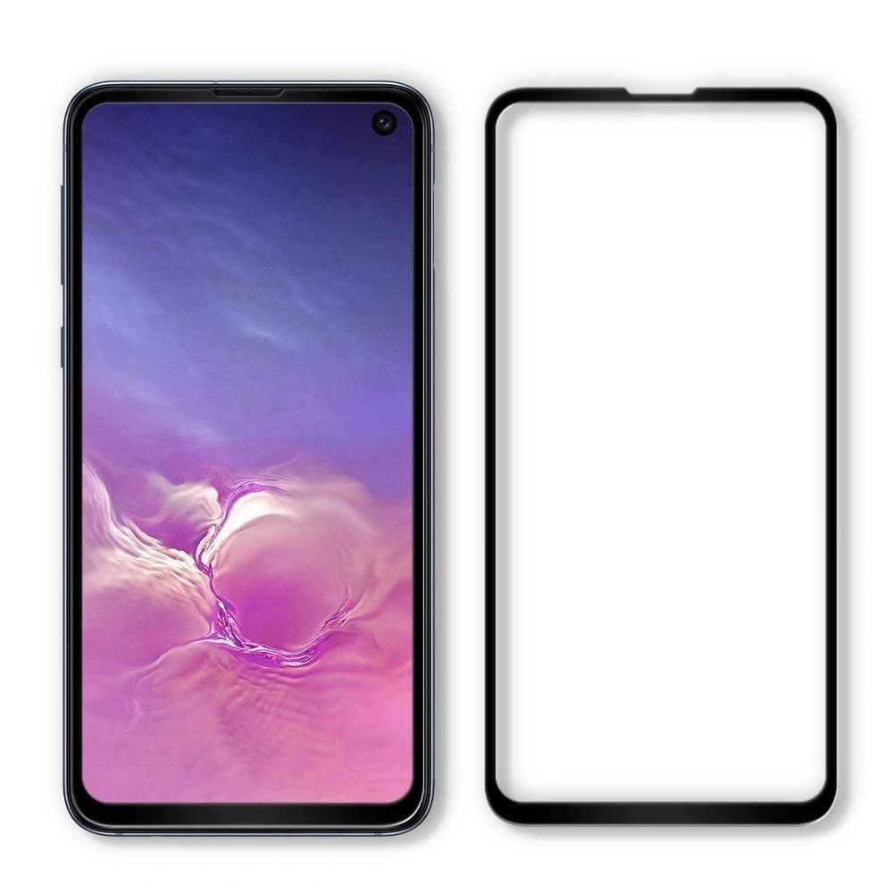 Gehärtetes Glas Spigen GLAS.tR Slim Samsung Galaxy S10e Full Cover Case Friendly - 2