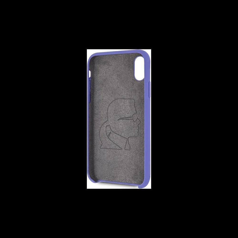 Case Karl Lagerfeld KLHCPXSLVOG Apple iPhone XS/X hardcase lila/violet Silikon - 4