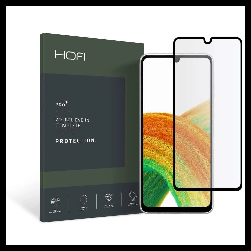 Gehärtetes Glas Hofi Glass Pro+ Samsung Galaxy A33 5G Schwarz - 1