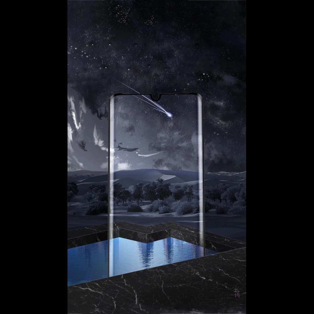 Gehärtetes Glas Benks X-Pro+ 3D Huawei P30 Pro Schwarz - 6