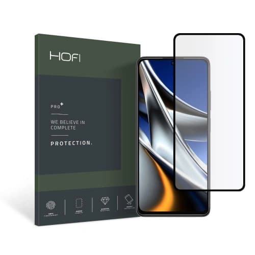 Gehärtetes Glas Hofi Glass Pro+ POCO X4 Pro 5G Schwarz