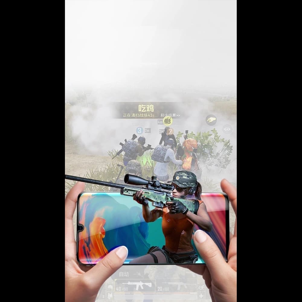 Gehärtetes Glas Benks X-Pro+ 3D Huawei P30 Pro Schwarz - 10