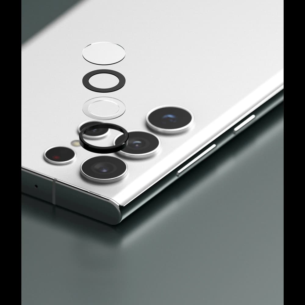 Ringke Camera Lens Frame Glass Samsung Galaxy S22 Ultra Black - 4