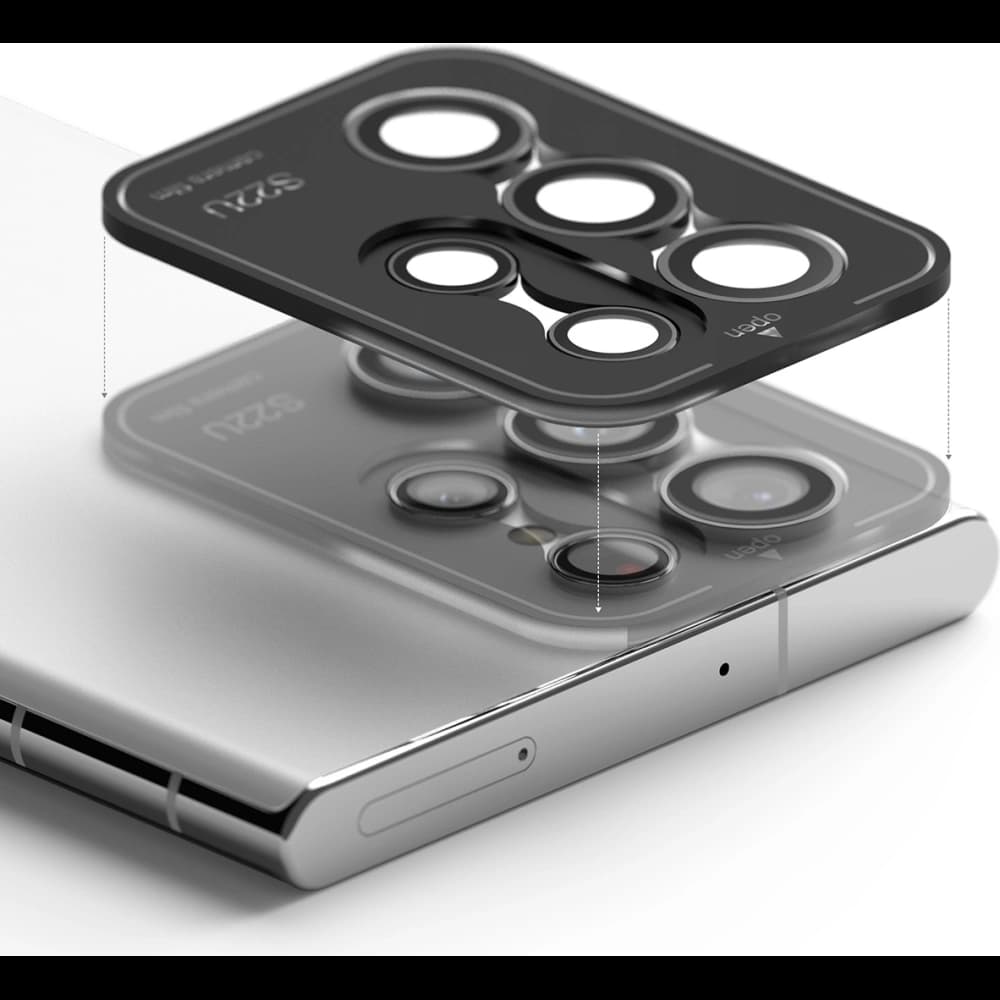 Ringke Camera Lens Frame Glass Samsung Galaxy S22 Ultra Black - 6