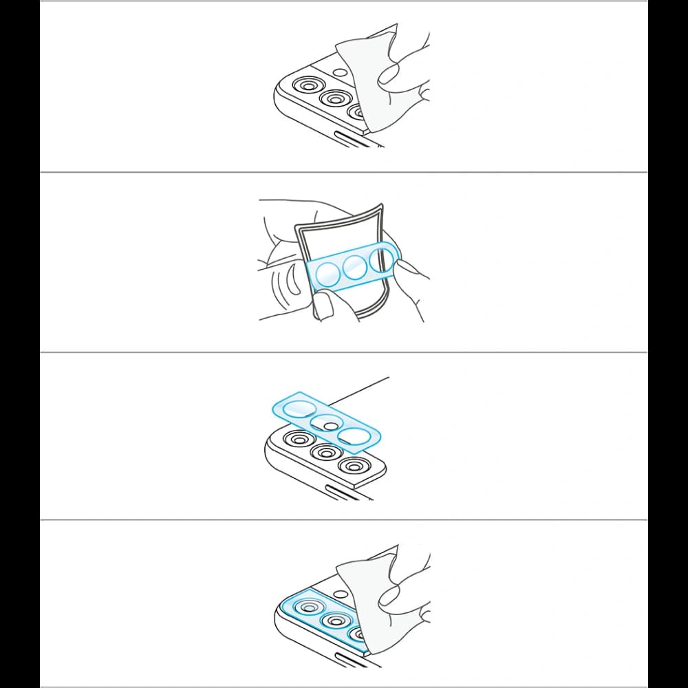 Ringke Camera Protector Glass Samsung Galaxy A73 5G/A53 5G/A33 5G [2 PACK] - 11