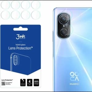 Hybridglas für die Kameraobjektiv 3MK Lens Protection Huawei Nova 9 SE [4 PACK]