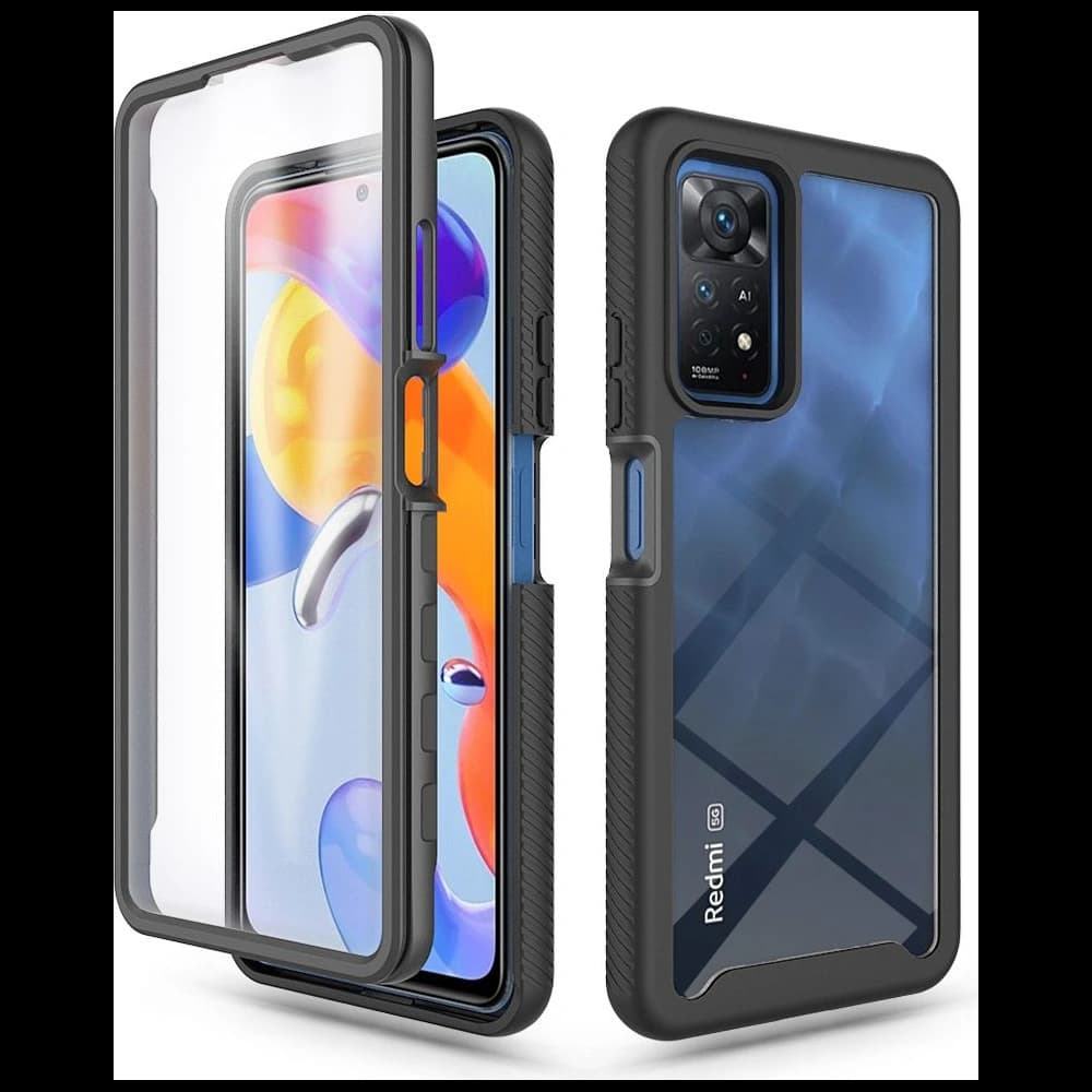 Case Tech-Protect Defense360 Redmi Note 11 Pro LTE/5G Schwarz - 1