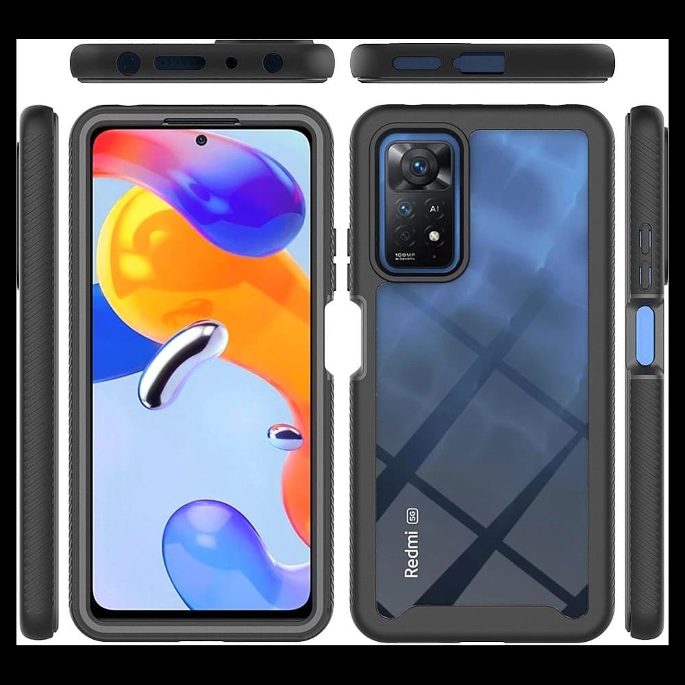 Case Tech-Protect Defense360 Redmi Note 11 Pro LTE/5G Schwarz - 2