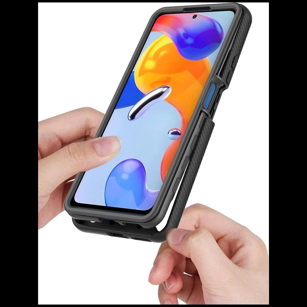 Case Tech-Protect Defense360 Redmi Note 11 Pro LTE/5G Schwarz - 3