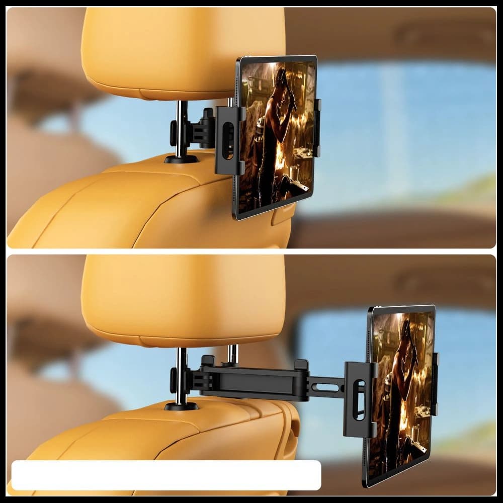 Tech-Protect Stretchable Headrest Car Mount Black - 7