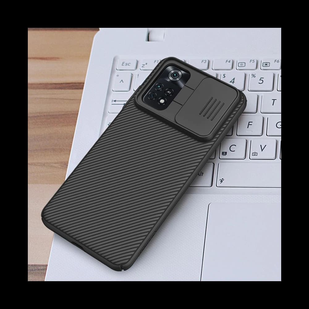 Case Nillkin Camshield POCO M4 Pro LTE Schwarz - 7