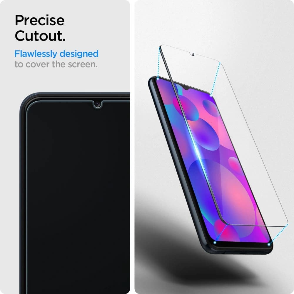 Gehärtetes Glas Spigen GLAS.tR Slim Samsung Galaxy M23 5G/M33 5G [2 PACK] - 3