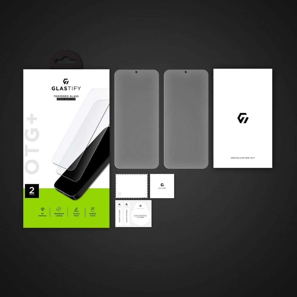 Gehärtetes Glas Glastify OTG+ POCO X4 Pro 5G Klar [2 PACK] - 8