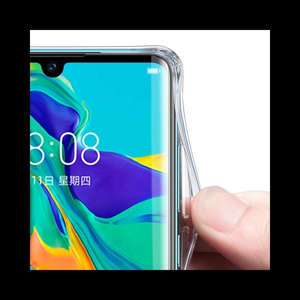 Benks Tempered Glass Case Shiny Glass Huawei P30 Pro Clear - 5