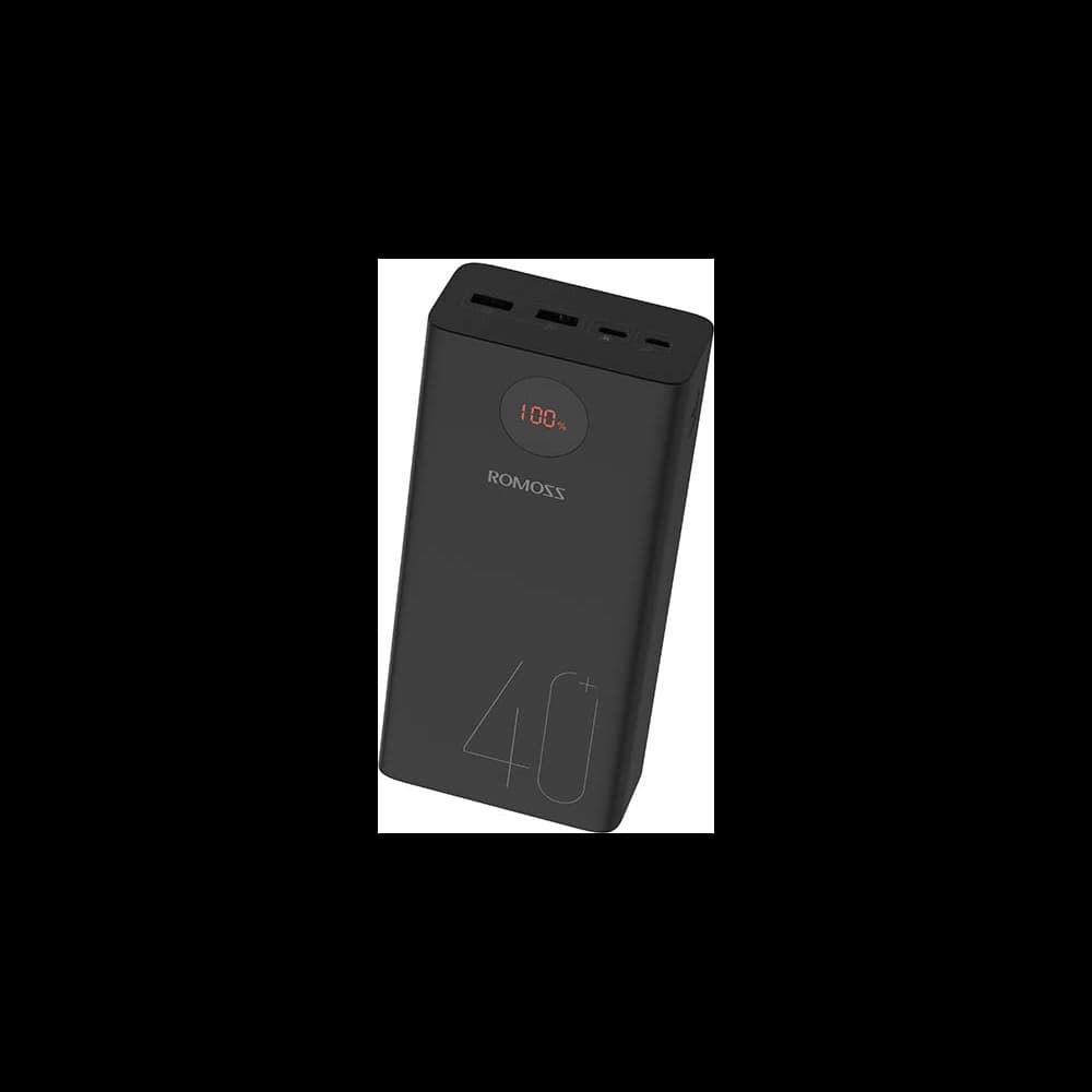 Powerbank Romoss PEA40 40000mAh QC 3.0 2xUSB-A, USB-C, microUSB (schwarz) - 3