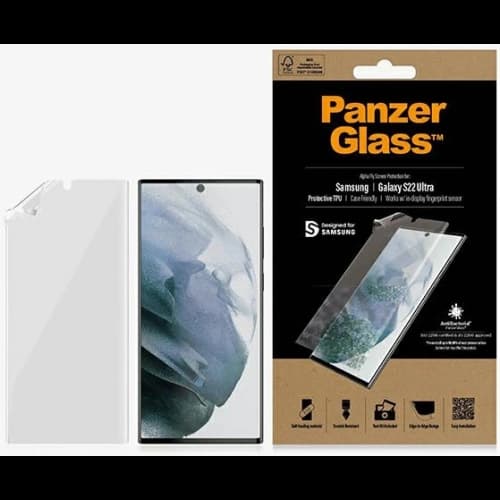 PanzerGlass TPU Samsung Galaxy S22 Ultra Case Friendly Antibacterial