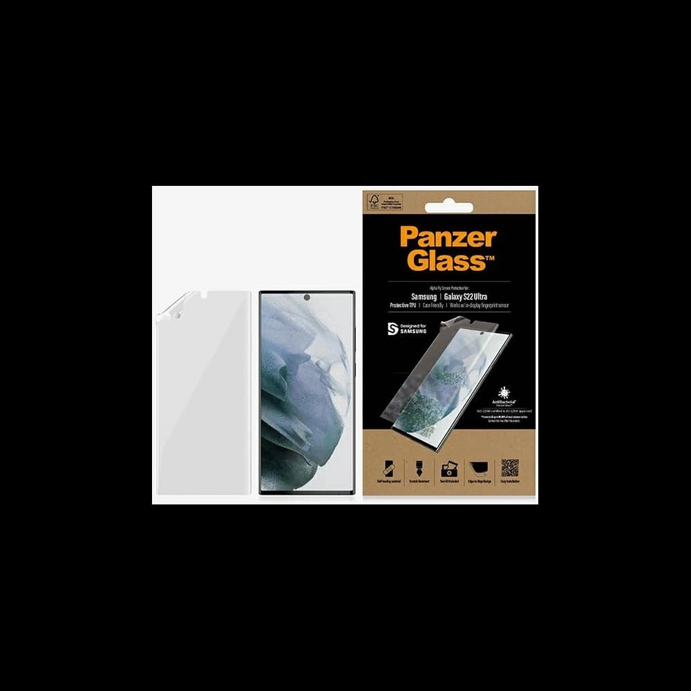 PanzerGlass TPU Samsung Galaxy S22 Ultra Case Friendly Antibacterial - 1