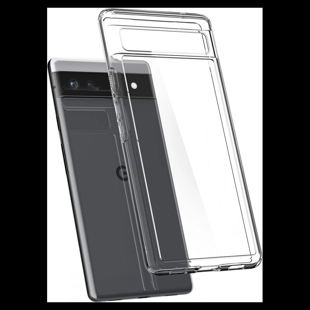 Case Spigen Ultra Hybrid Google Pixel 6a Crystal Clear - 4