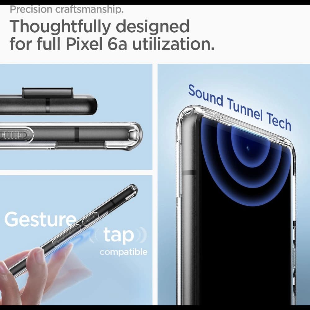 Case Spigen Ultra Hybrid Google Pixel 6a Crystal Clear - 11