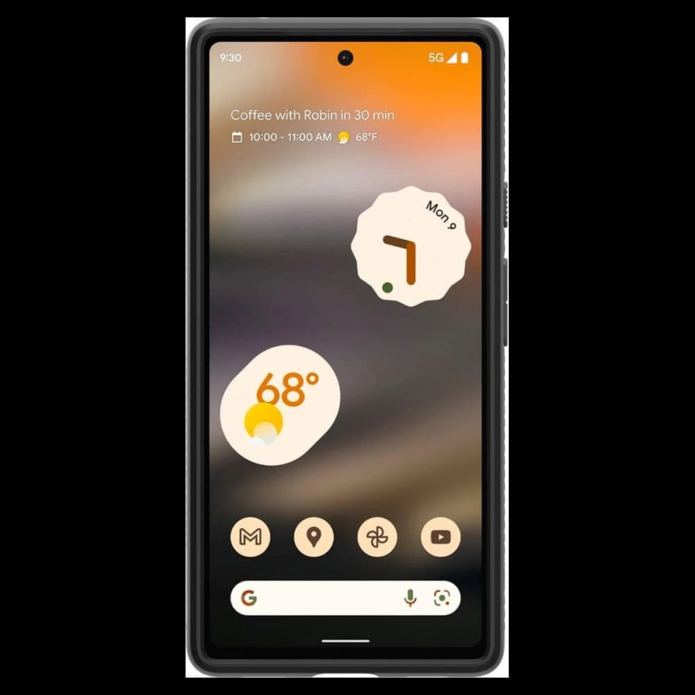 Spigen Liquid Air Google Pixel 6a Matte Black - 3