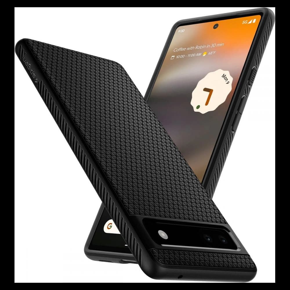Spigen Liquid Air Google Pixel 6a Matte Black - 7