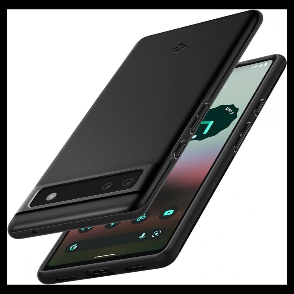 Case Spigen Thin Fit Google Pixel 6a Schwarz - 7