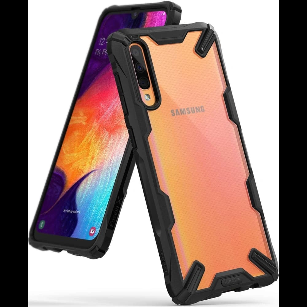 Ringke Fusion-X Samsung Galaxy A30s/A50/A50s Black - 1