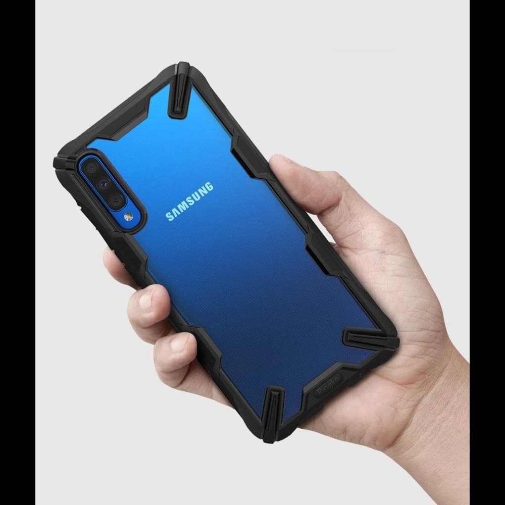 Case Ringke Fusion-X Samsung Galaxy A30s/A50/A50s Space Blau - 5