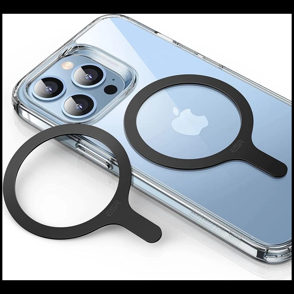 Magnetische Ringe ESR Halolock MagSafe Universeller Magnetring Schwarz [2 PACK] - 1