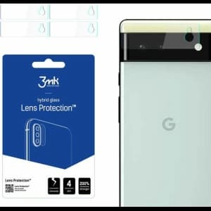 Szkło hybrydowe na obiektyw aparatu 3MK Lens Protection Google Pixel 6 5G [4 PACK]
