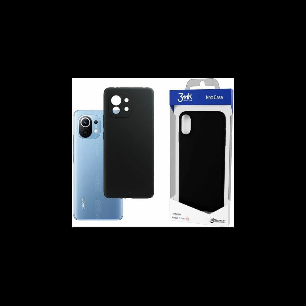 Case 3MK Matt Case Xiaomi Mi 11 5G schwarz/black - 1