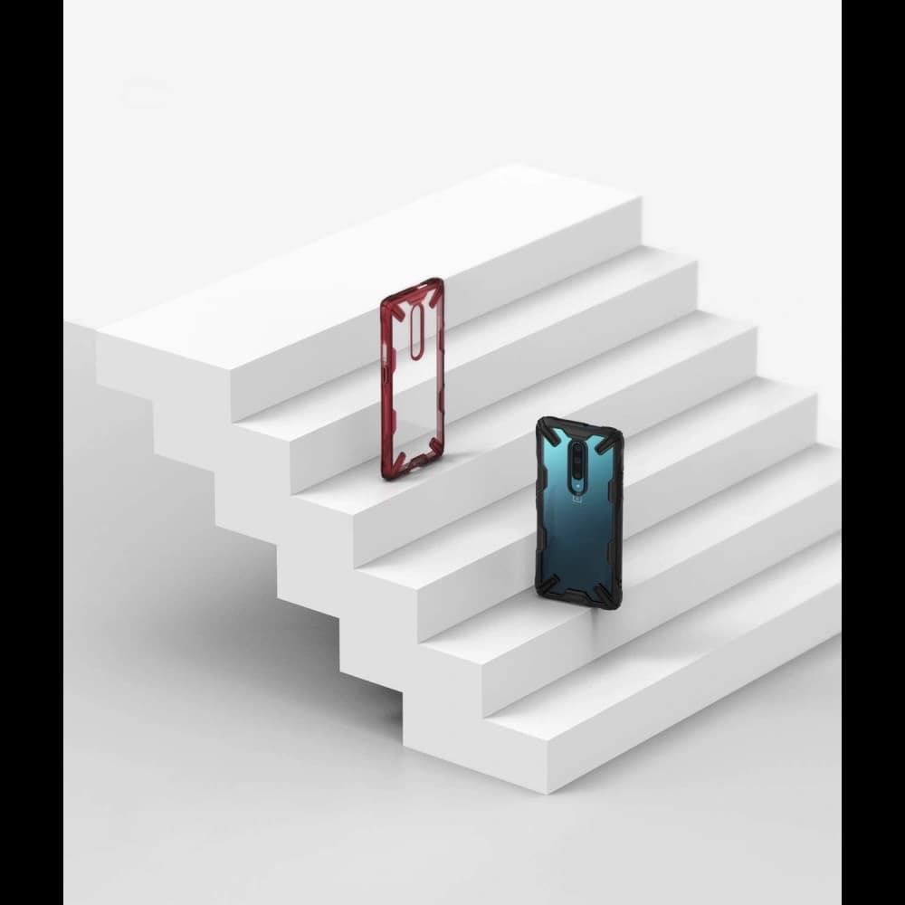 Case Ringke Fusion-X OnePlus 7 Pro Schwarz - 7