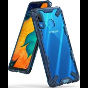 Case Ringke Fusion-X Samsung Galaxy A30 Space Blau