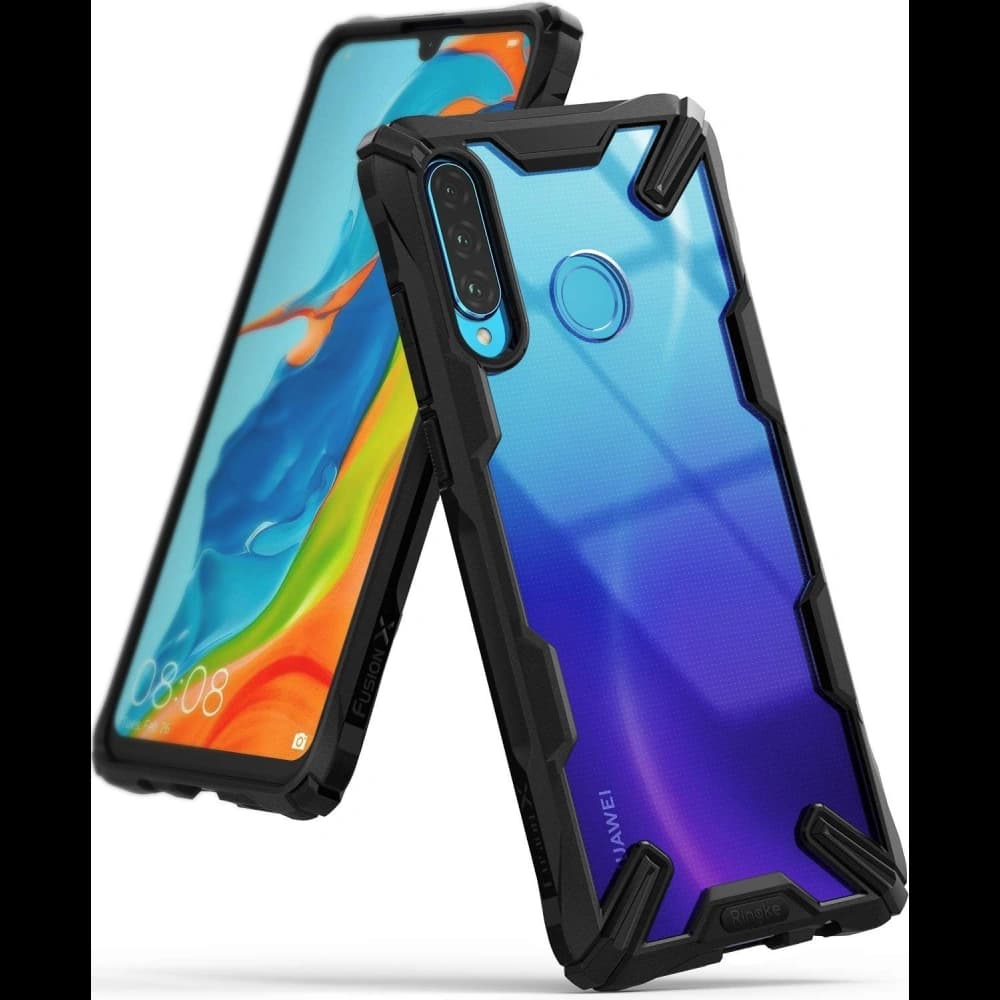 Ringke Fusion-X Huawei P30 Lite Black - 1