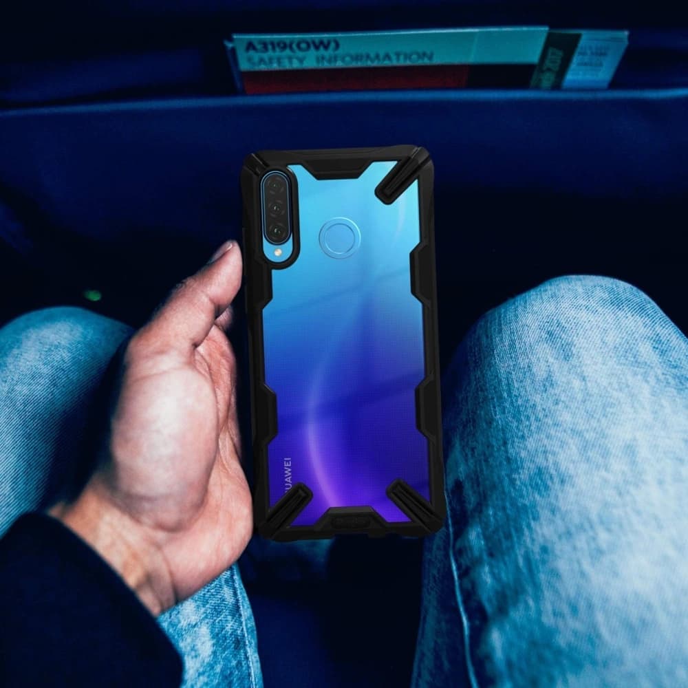 Ringke Fusion-X Huawei P30 Lite Black - 8