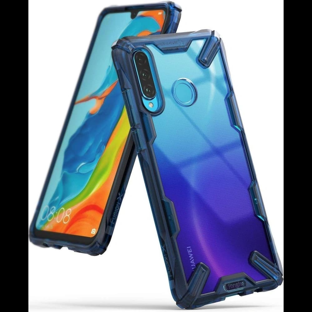 Ringke Fusion-X Huawei P30 Lite Space Blue - 1