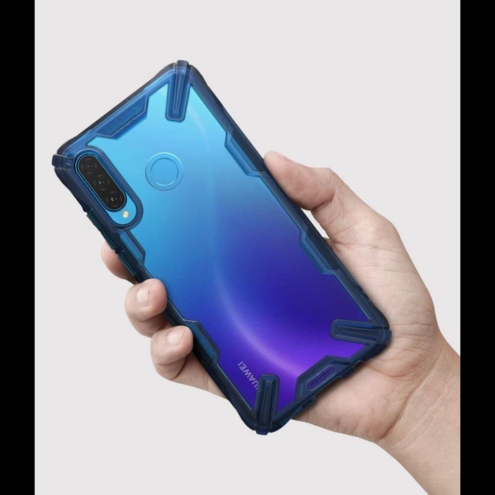 Ringke Fusion-X Huawei P30 Lite Space Blue - 3